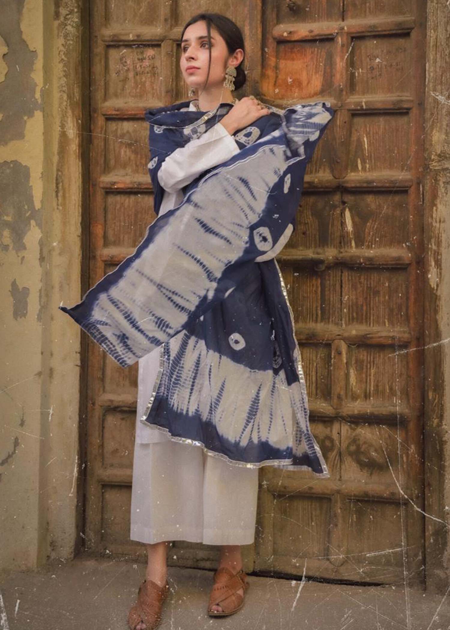 Bespoke White Lawn Cotton kurta BS SS21 05 Women 2pcs