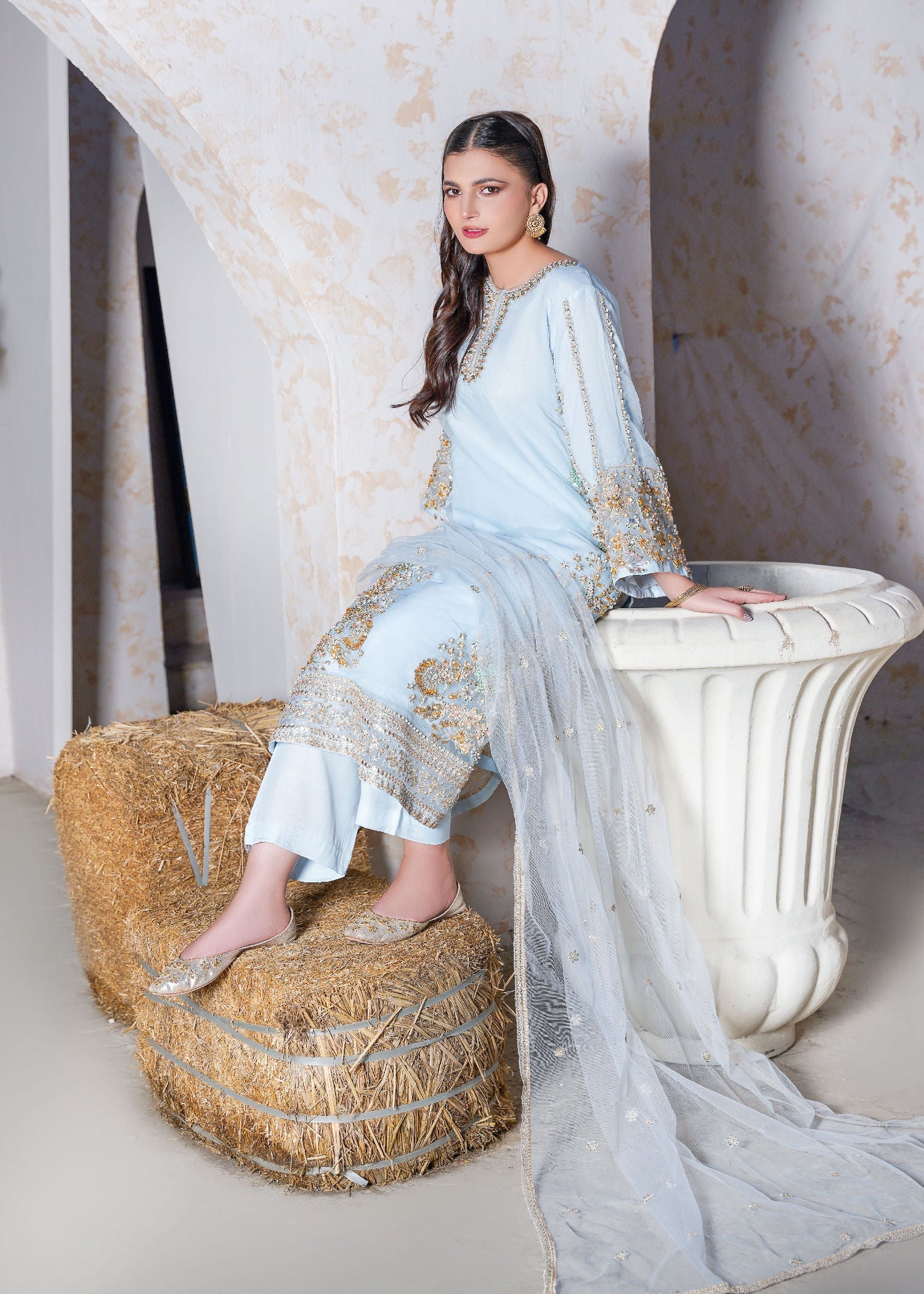 Fog NOOR UL SABAH Women 3pcs