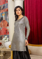 Alnuqat Twilight, made in silk fabric Women 2pcs