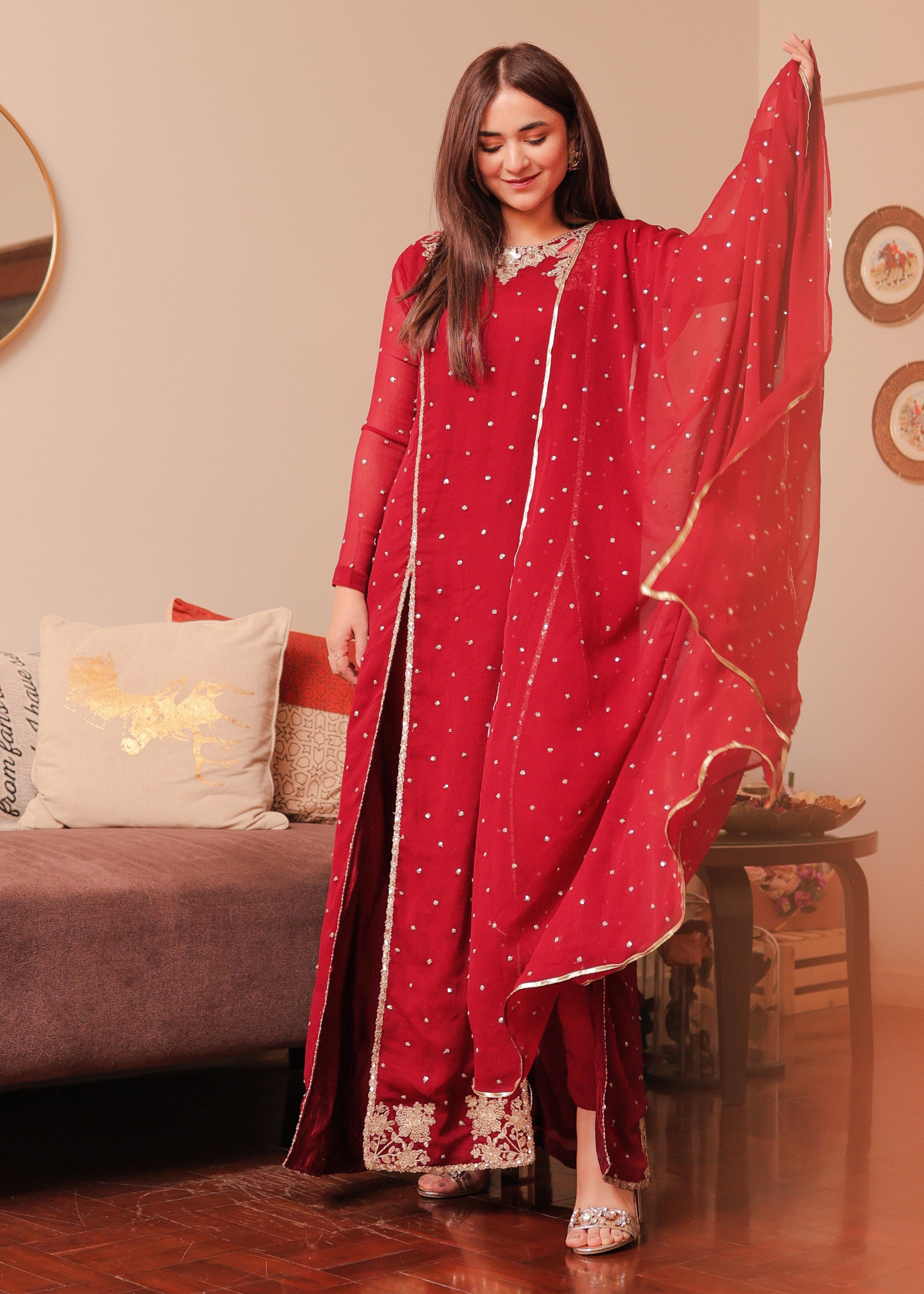 Agha Jaan Roop Women 3pcs