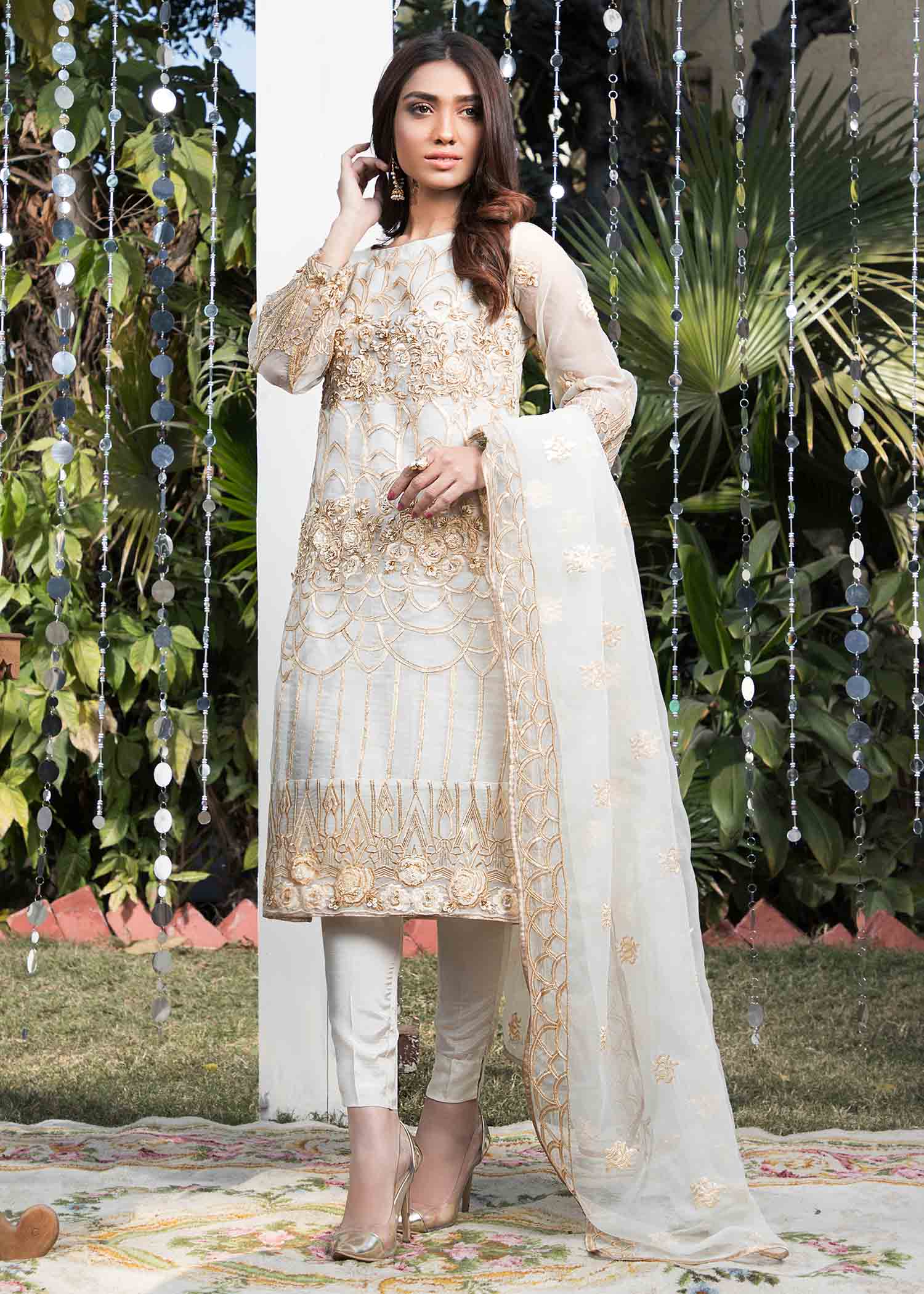 Laleen Ivory Gold Women 3pcs
