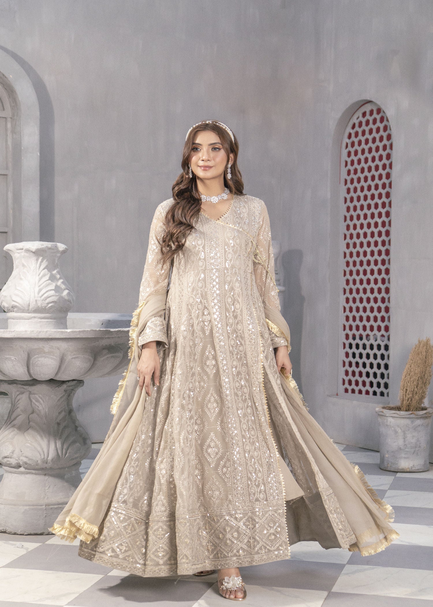 Manahils KURTI 099 SAND OASIS Women 3pcs