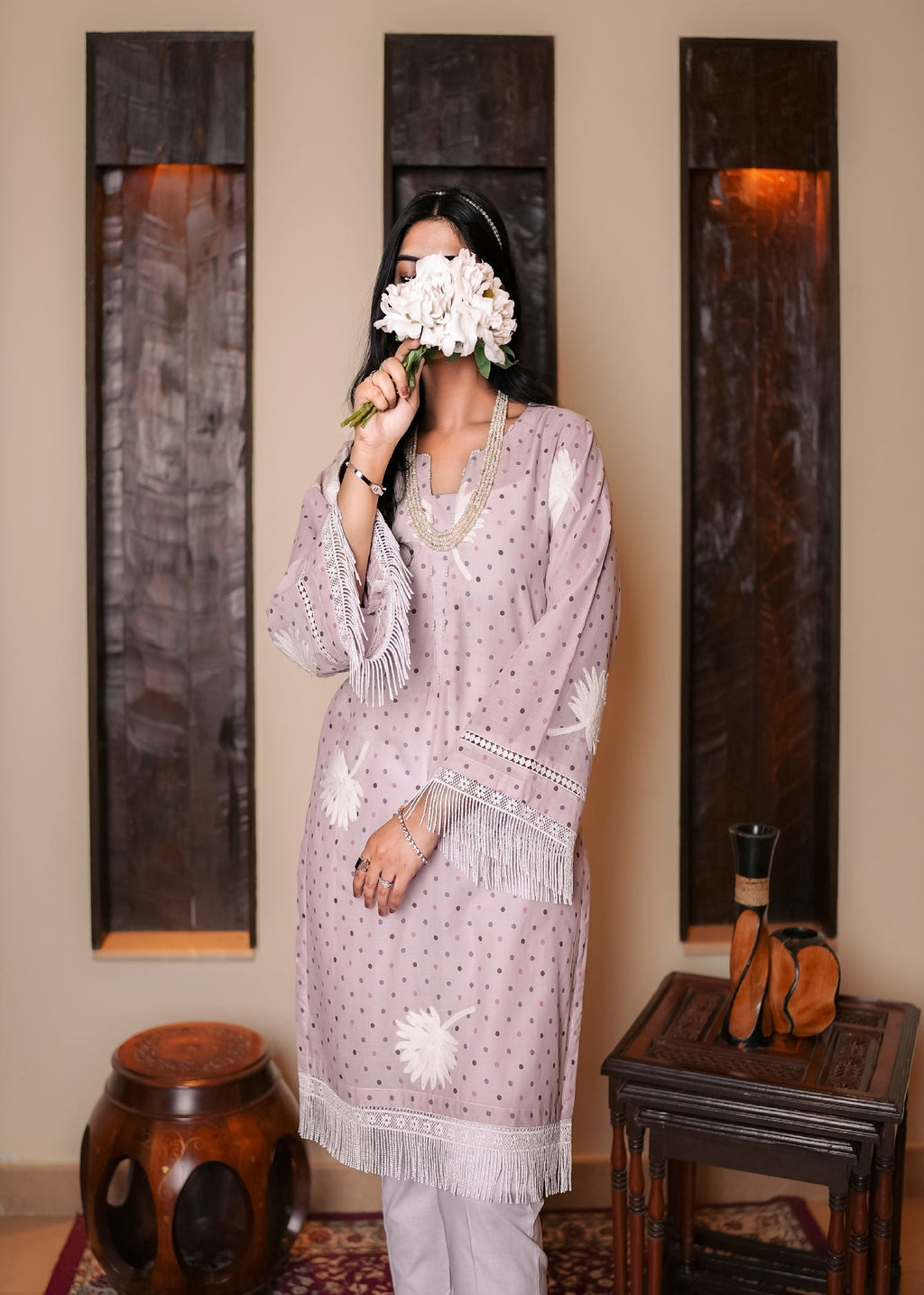Ombrella Official Pink Polka Dots Women 2pcs