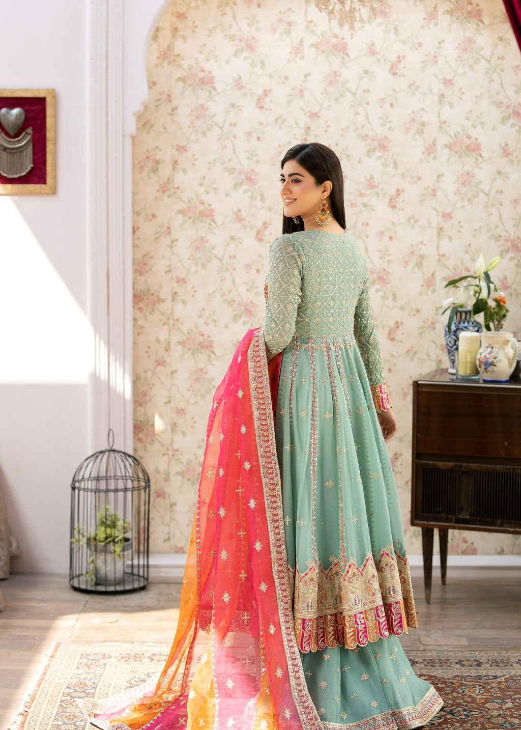 Shahjahan - Feel Royal SJ 24014 AQUA Women 3pcs