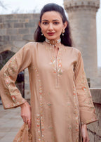 Muntaha By Shanzay Beige Ruhiya Women 3pcs