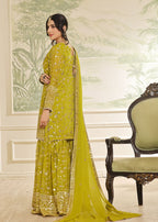 Ayesha Closet Mehndi Olive Women 3pcs