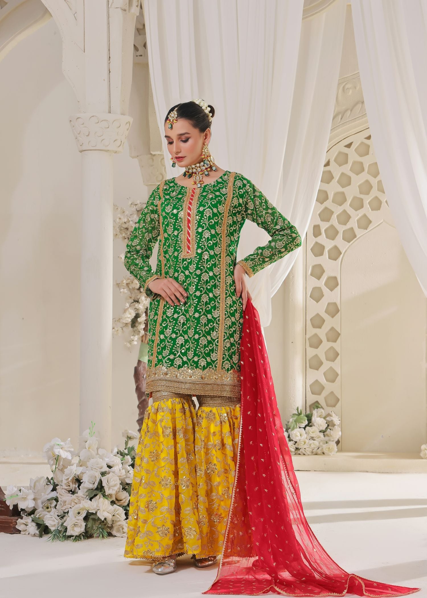 Ayesha Closet Preshy Gul Promenade Women 3pcs