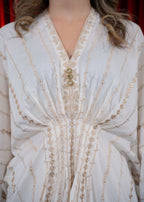 Sahibas By Mirza Flame Kaftan (White) Women 1pcs