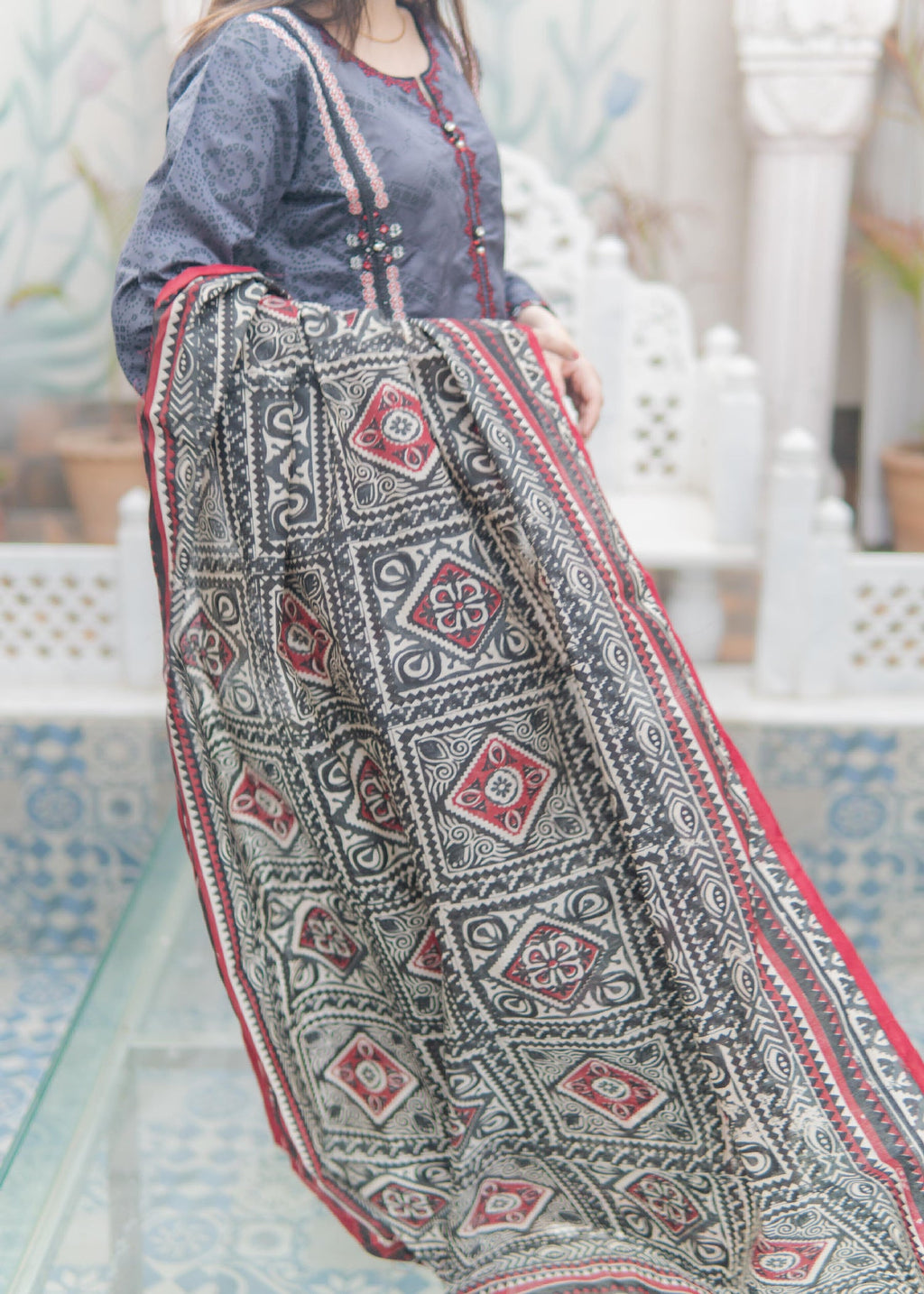 Rangoon Clothing Angan Grey Women 3pcs