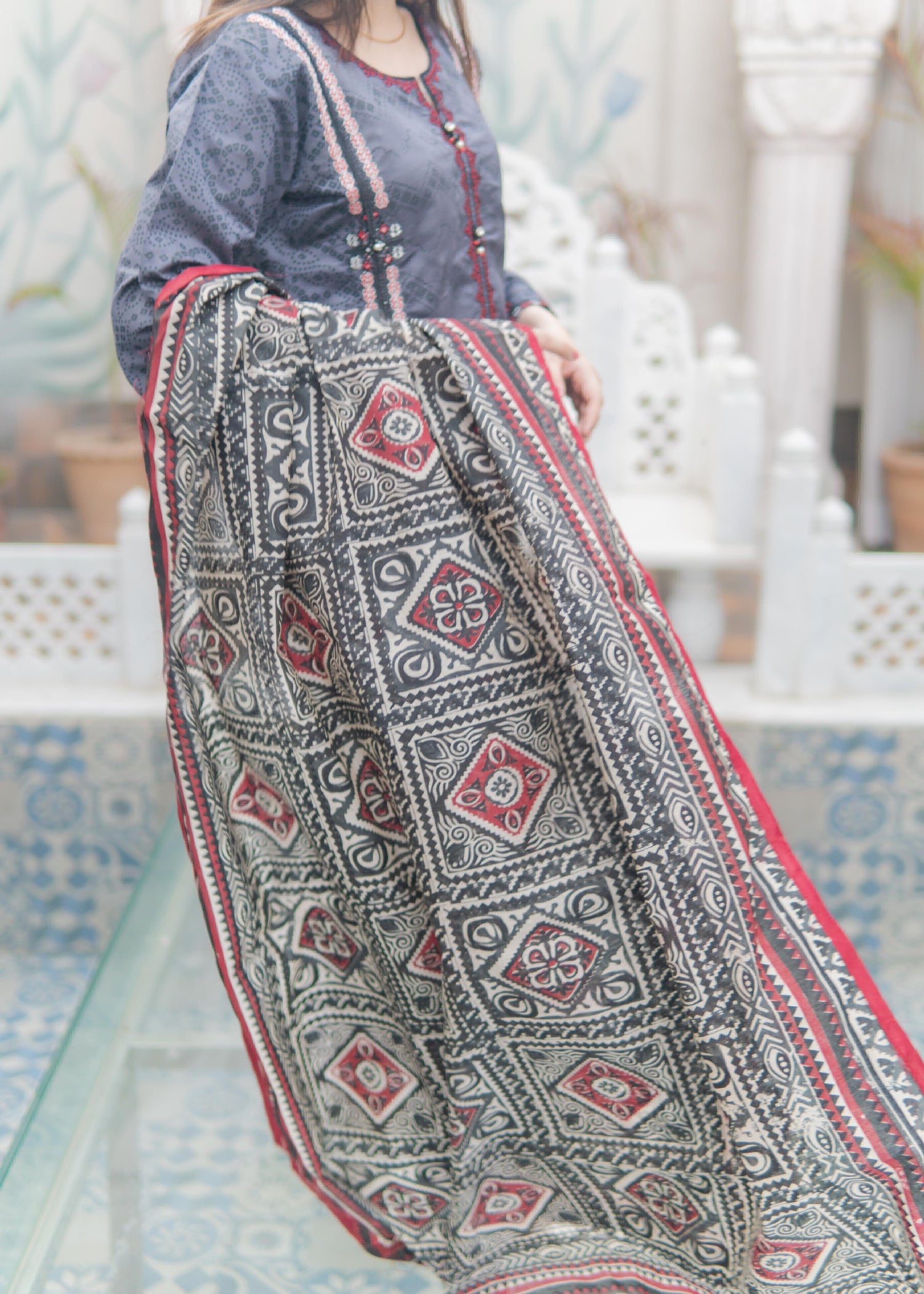 Rangoon Clothing Angan Grey Women 3pcs