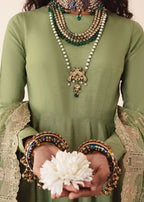 Rang-e-Haya Olivia (Olive green) Women 3pcs