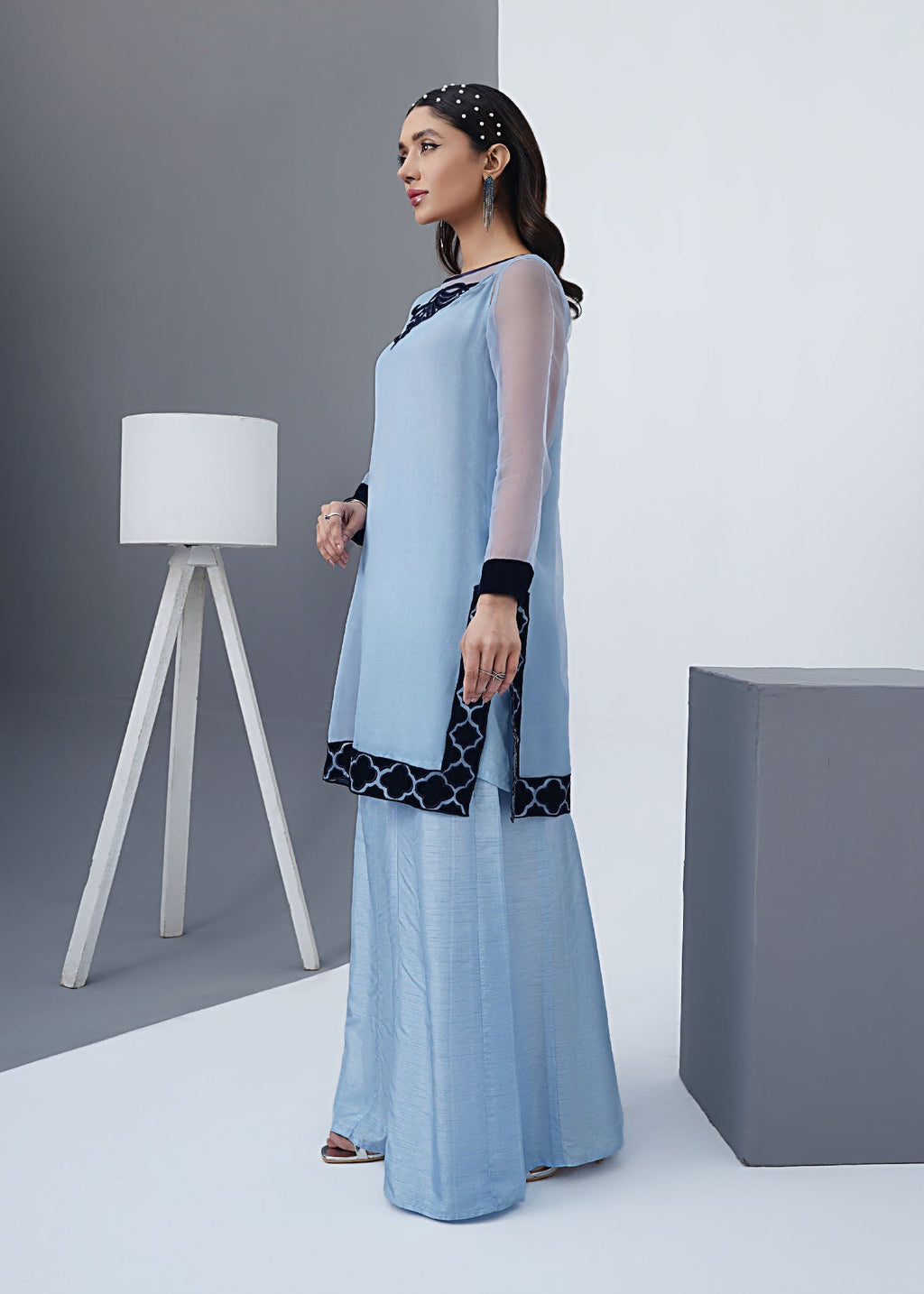 Shades By Abeeha Usman Aquamarine Women 2pcs