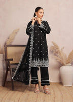 Kumash Textiles Black Women Stitched Women 3pcs