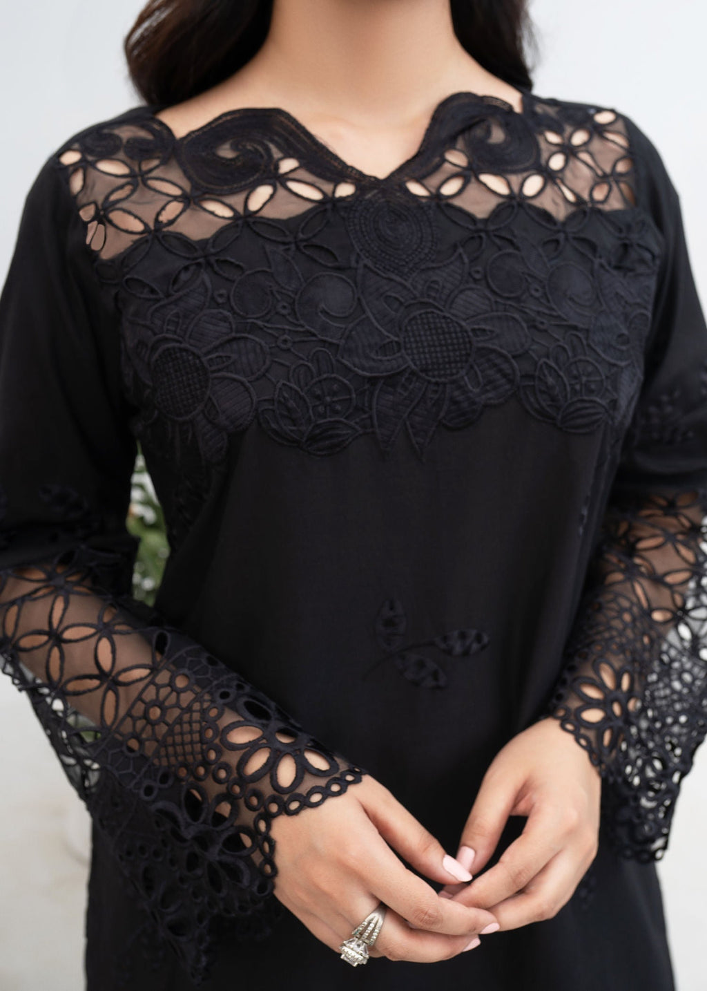 Sahibas By Mirza Jasmine Black Women 2pcs