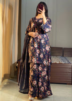Ayesha B navyblue (seema) Women 3pcs