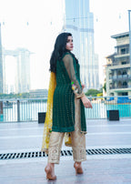Khuda Baksh Creations Z 279 Green Women 4pcs