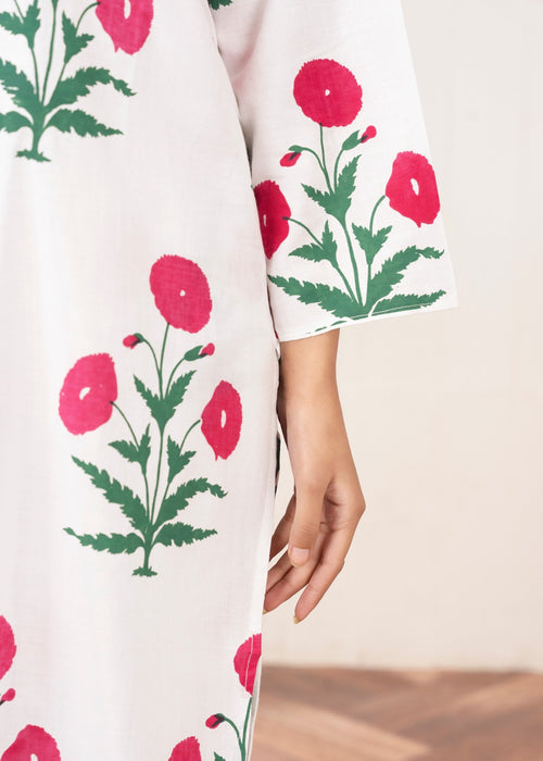 Anabya Garments RED SUNFLOWER Women 2pcs