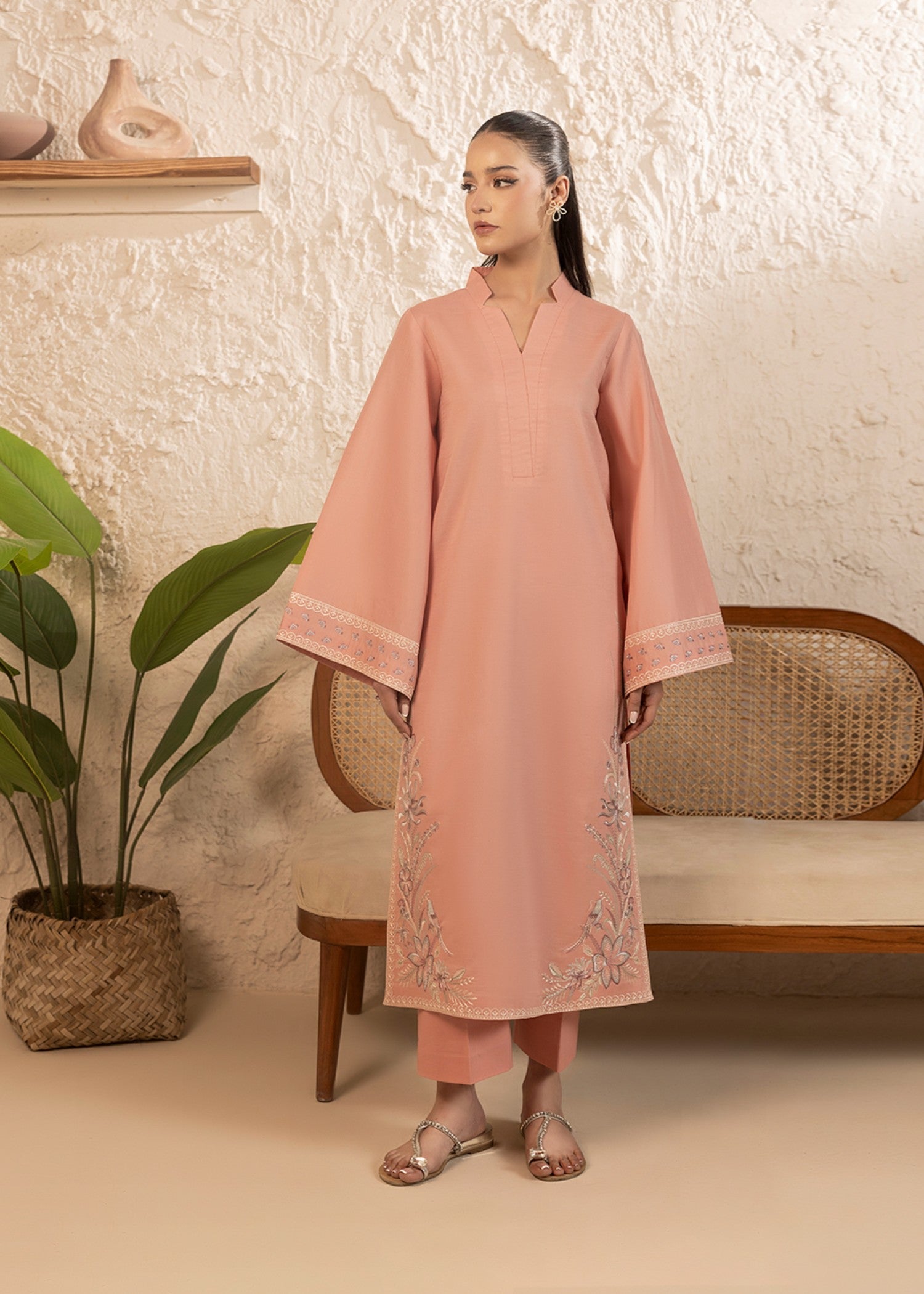 Cinq Apparel Salmon Women 2pcs
