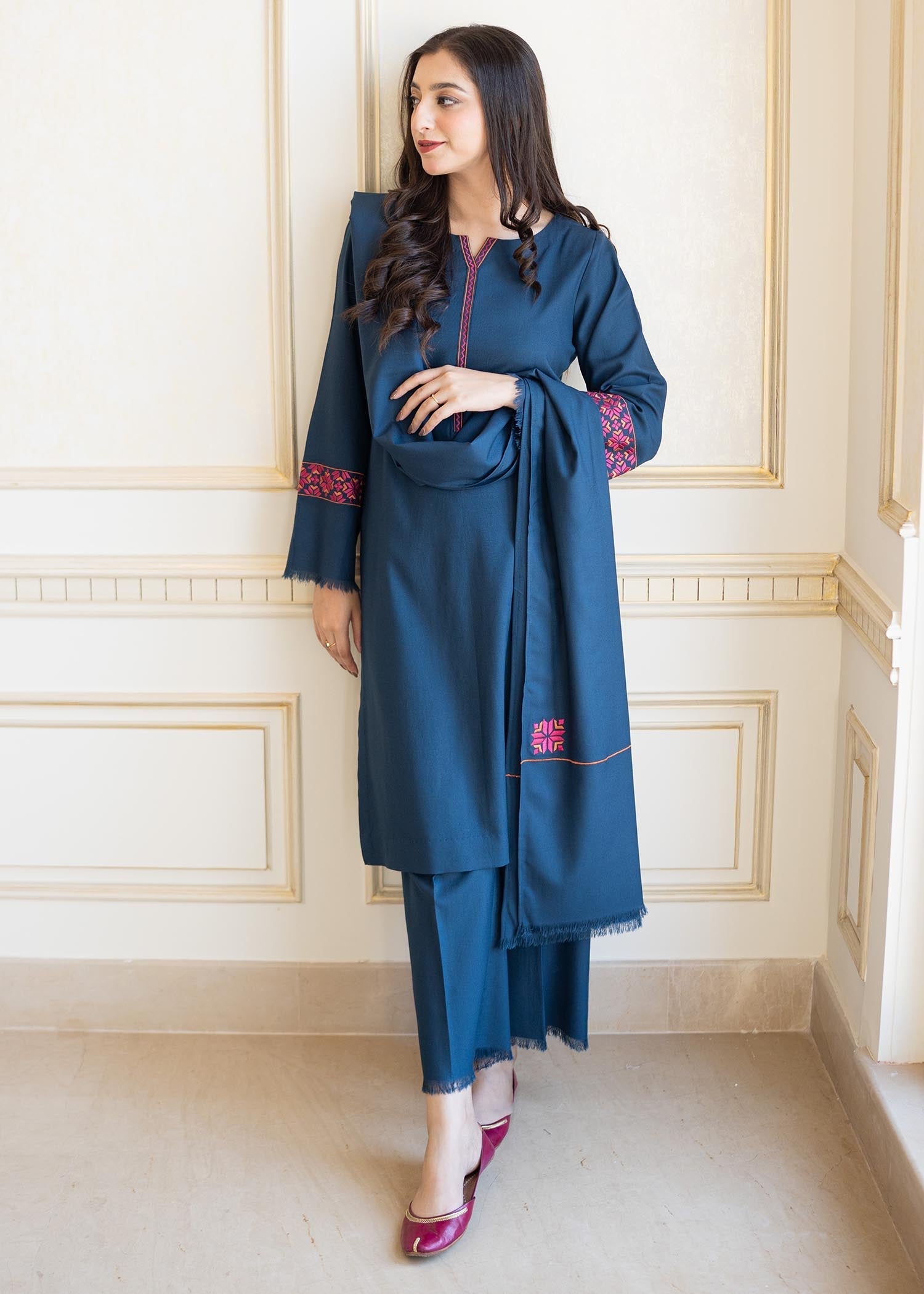 Aisling By Nirmal Phulkari Women 3pcs