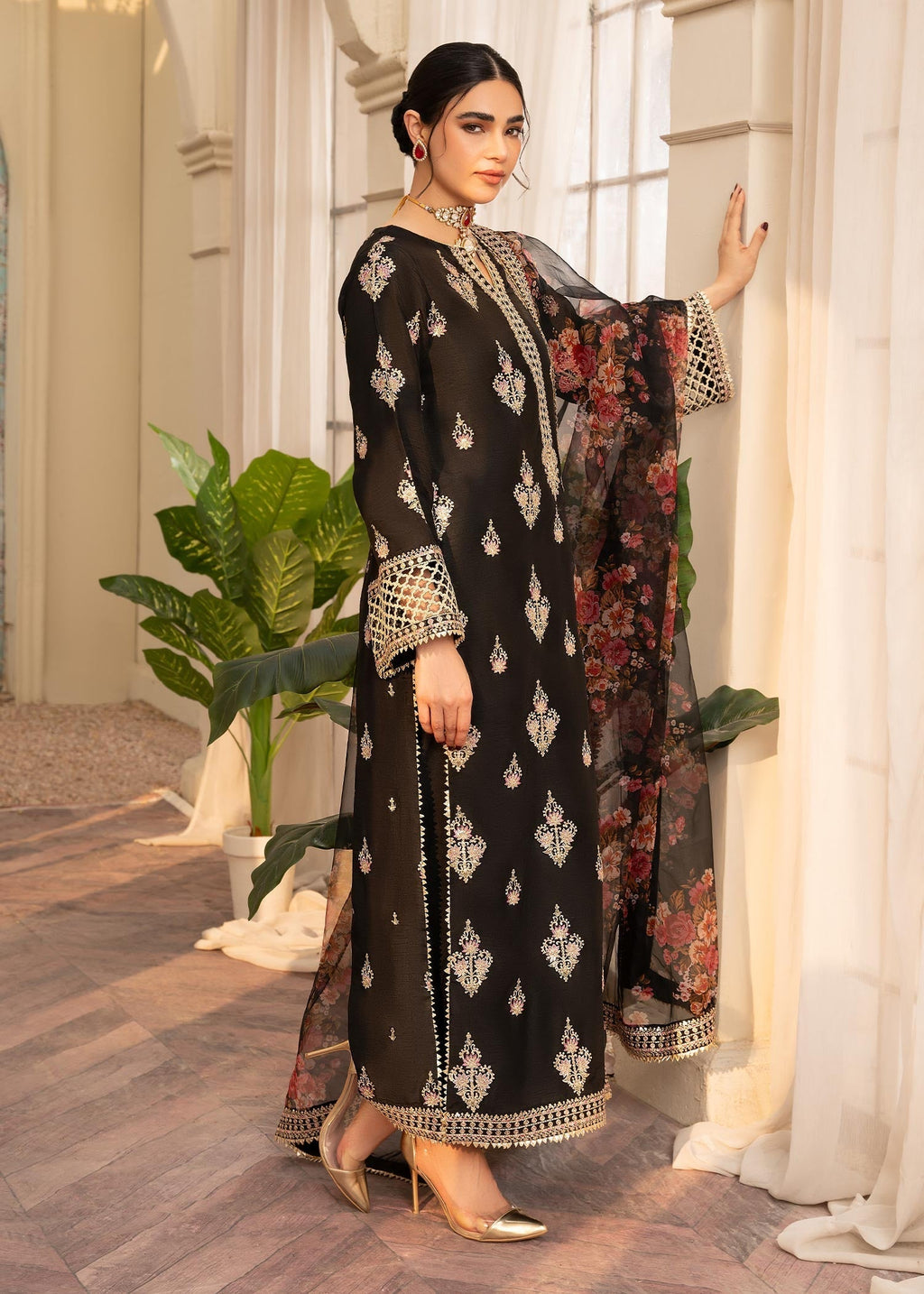 Rang-e-Haya Ayeza (black) Women 3pcs