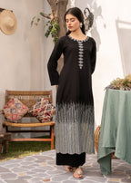 Sahibas By Mirza Rainfall (Black) Women 2pcs