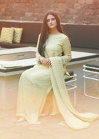 Rang-e-Haya Salina (Lime) Women 4pcs