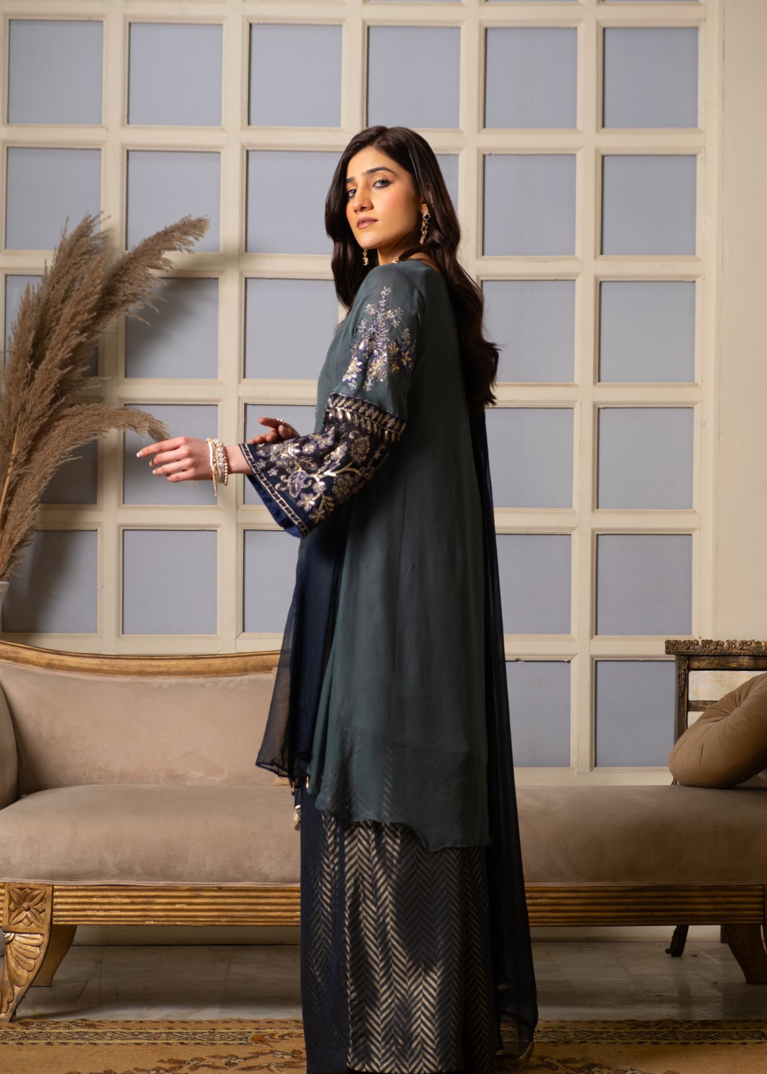 Pehnawa By Bin Akram’s TWILIGHT ELEGANCE CHIFFON Women 3pcs