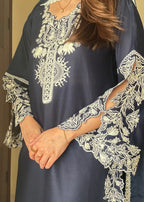 Ayesha B blue (mustafa) Women 3pcs