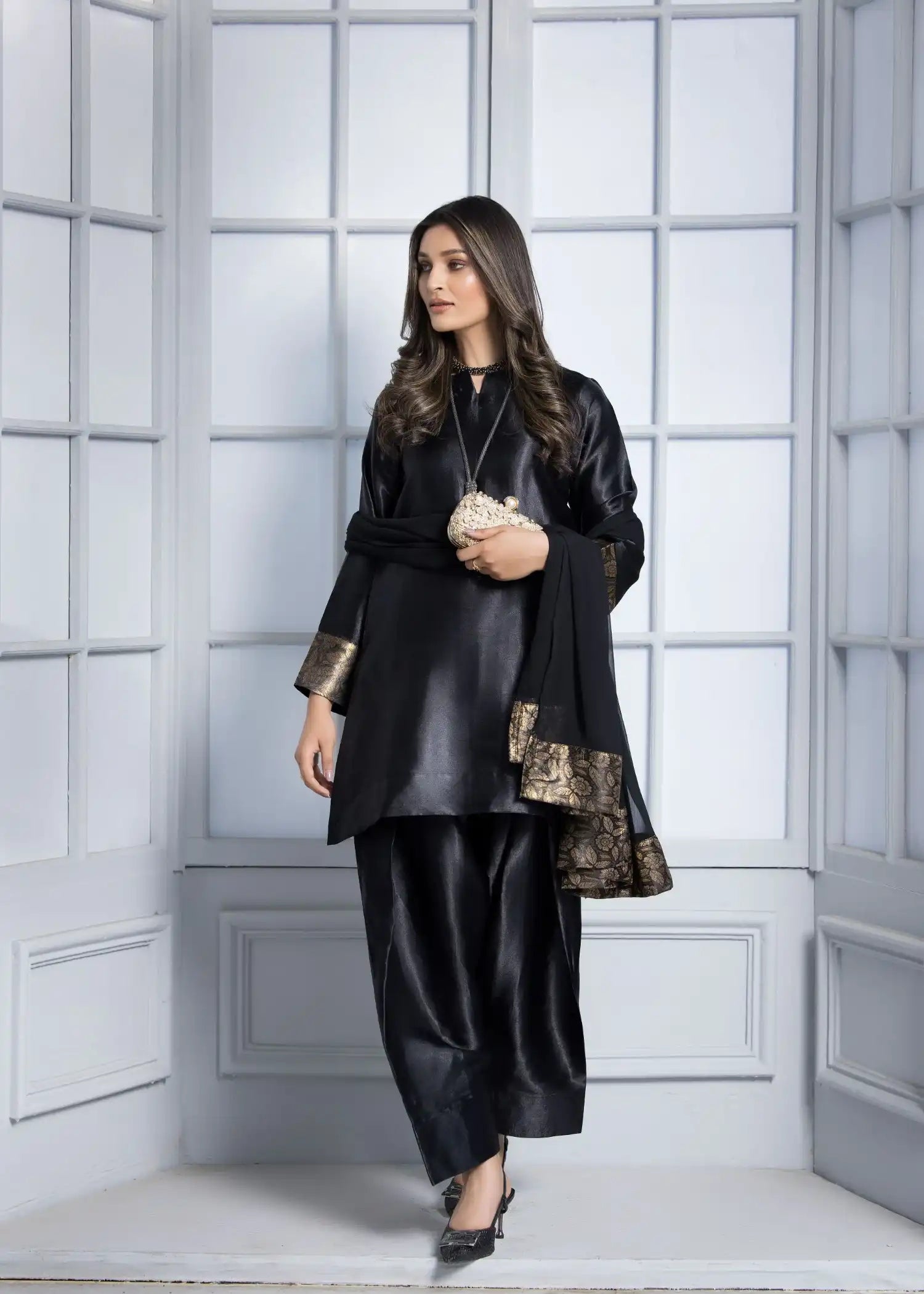 Momin Online Farshi shalwar 097 Women 3pcs