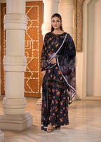 Bin Tayyab (BT006296 BLK) Women 3pcs