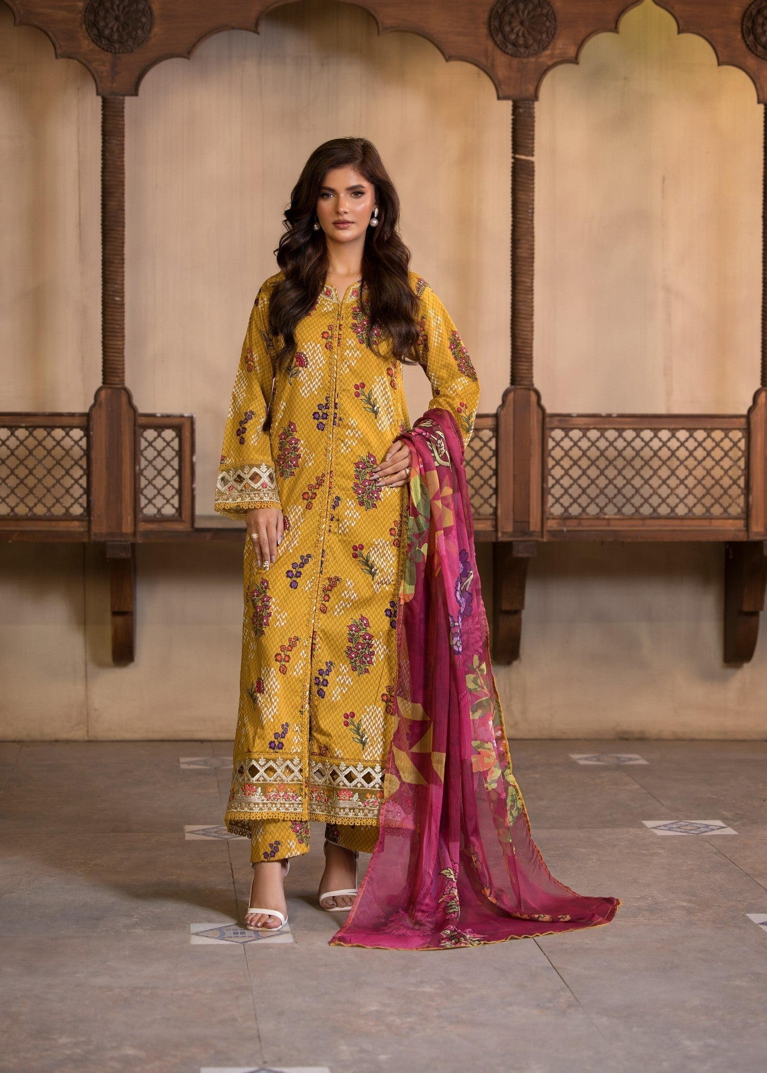 Bin Tayyab (BT006320 YLO) Women 3pcs