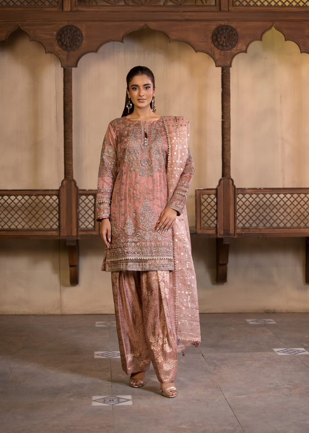 Bin Tayyab (BT006310 PNK) Women 3pcs