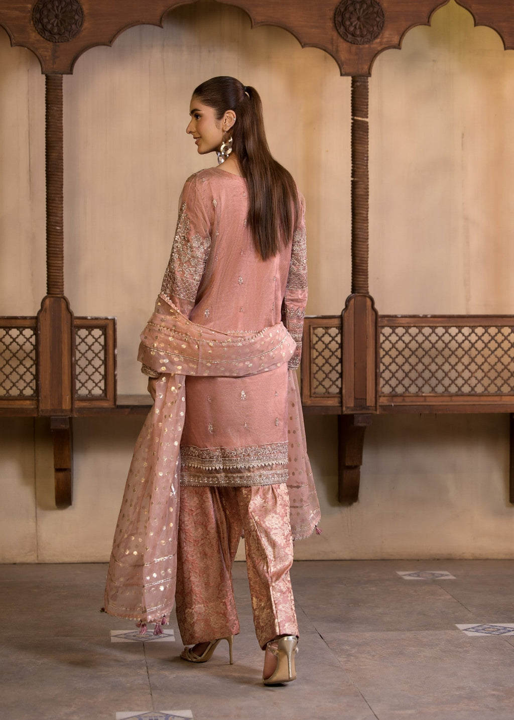 Bin Tayyab (BT006310 PNK) Women 3pcs