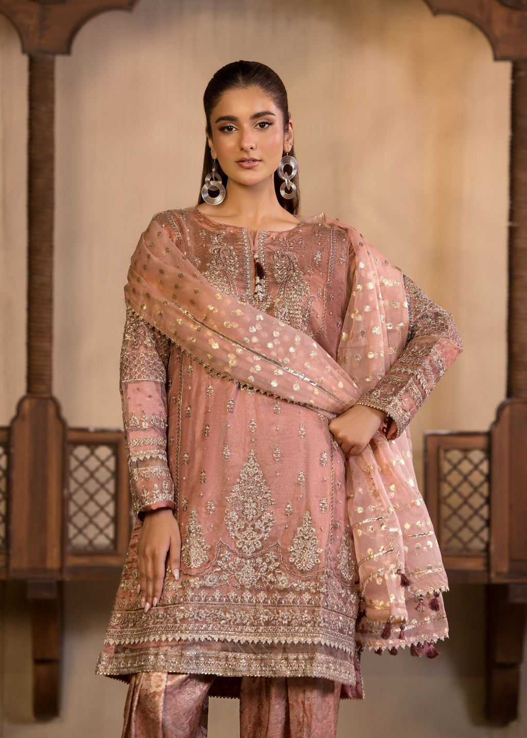 Bin Tayyab (BT006310 PNK) Women 3pcs