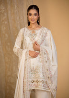 Bin Tayyab (BT006287 CRM) Women 3pcs