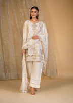 Bin Tayyab (BT006287 CRM) Women 3pcs