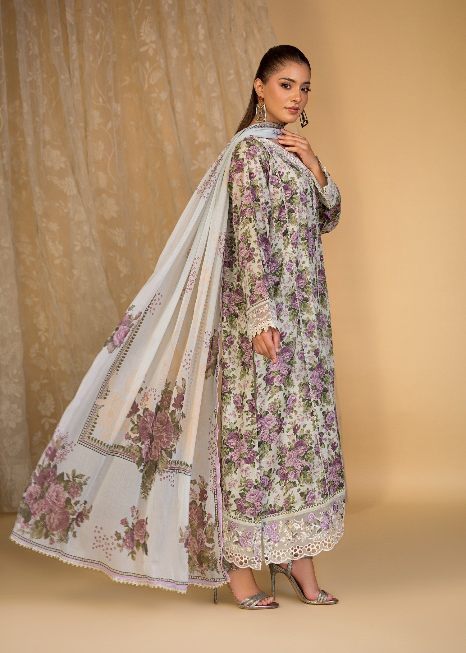 Bin Tayyab (BT006221 PST) Women 3pcs