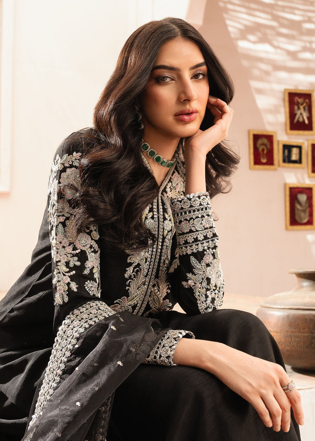 Rang-e-Haya Arrin (Black) Women 3pcs