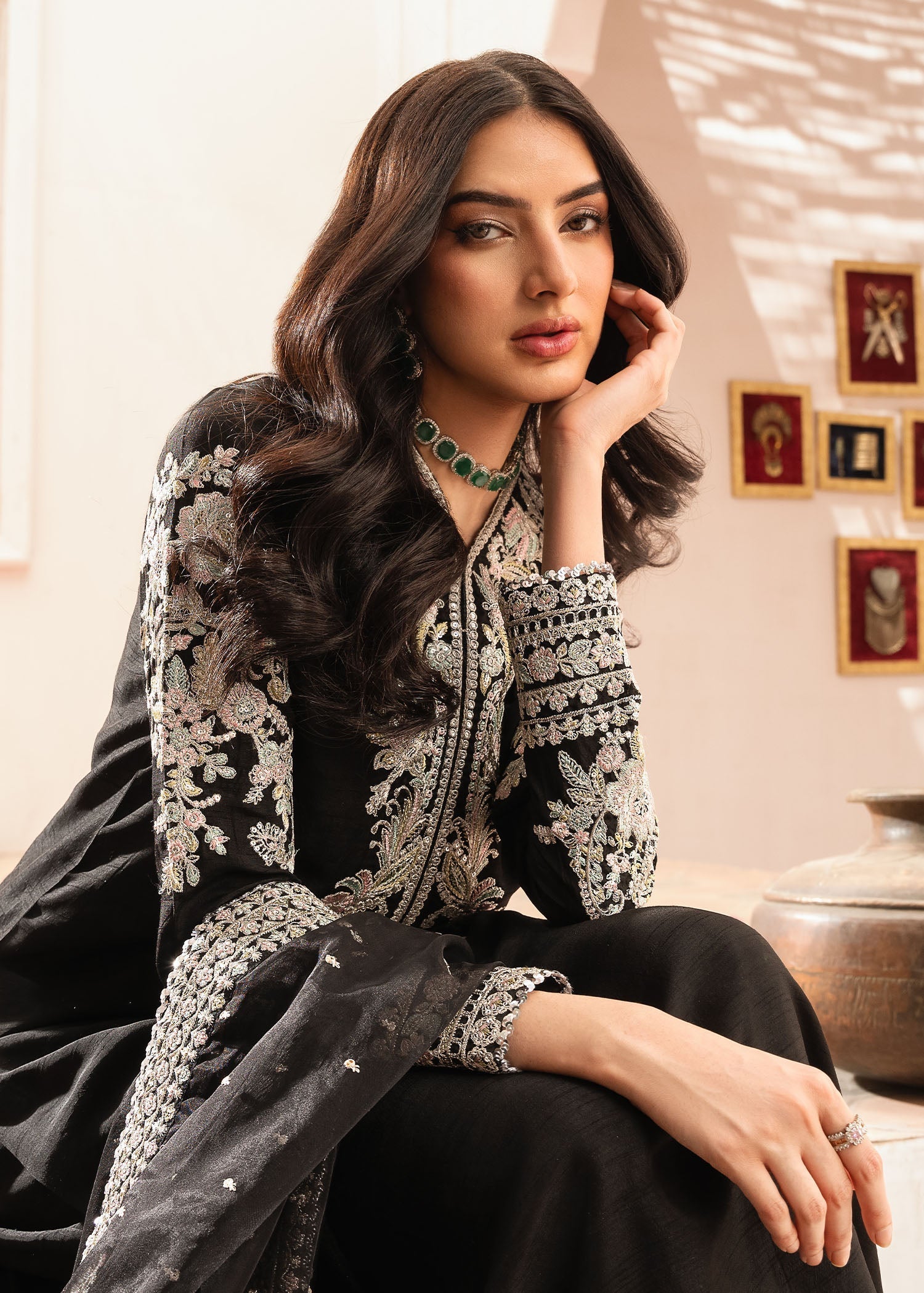 Rang-e-Haya Arrin (Black) Women 3pcs