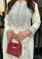 Rangoon Clothing Gulerana White Women 3pcs