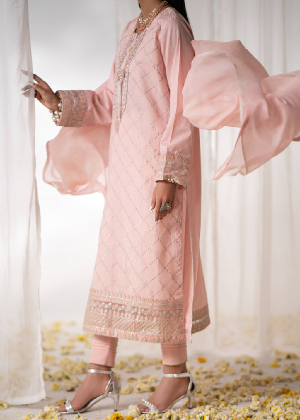 Decor Fashion Gulposh Pink Women 3pcs