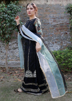 Hem Lotus Outfit Black Women 4pcs