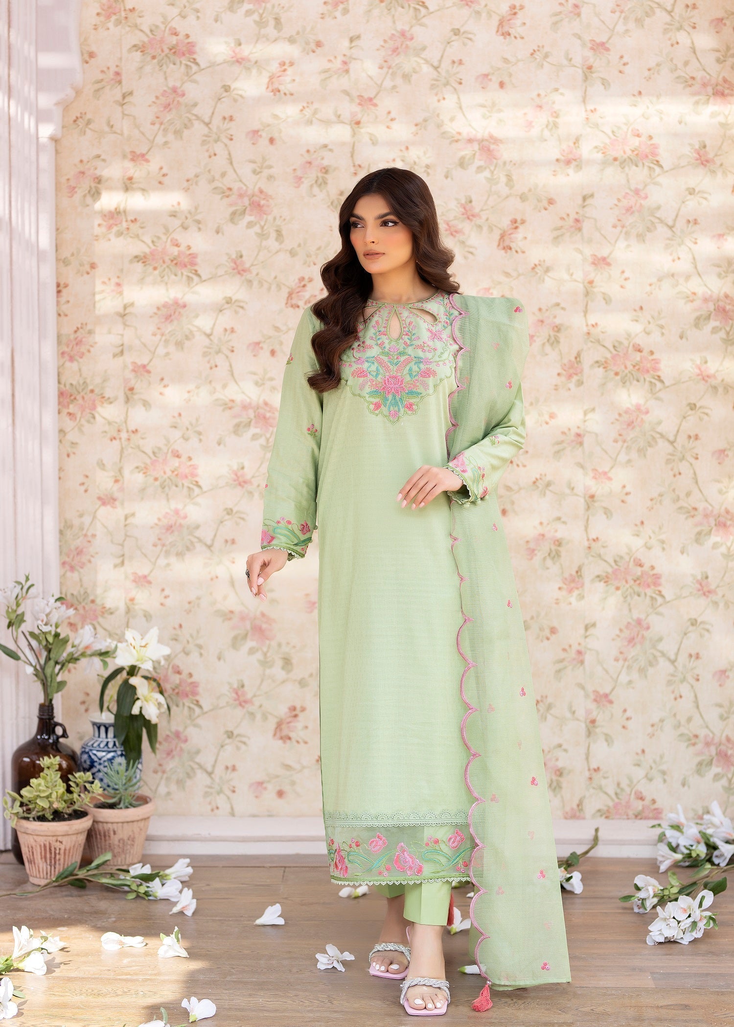 La Rosaa LSS 24 02 Green Women 3pcs