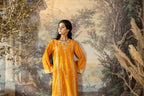 La Rosaa LW2 06 Mustard Embroidered Women 2pcs