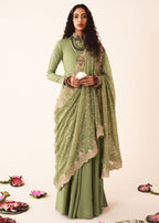 Rang-e-Haya Olivia (Olive green) Women 3pcs