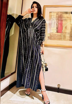 Sahibas By Mirza Charcoal Kaftan Women 1pcs