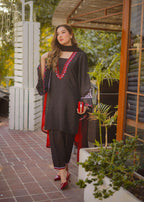 Fozia Khalid Noir Women 3pcs