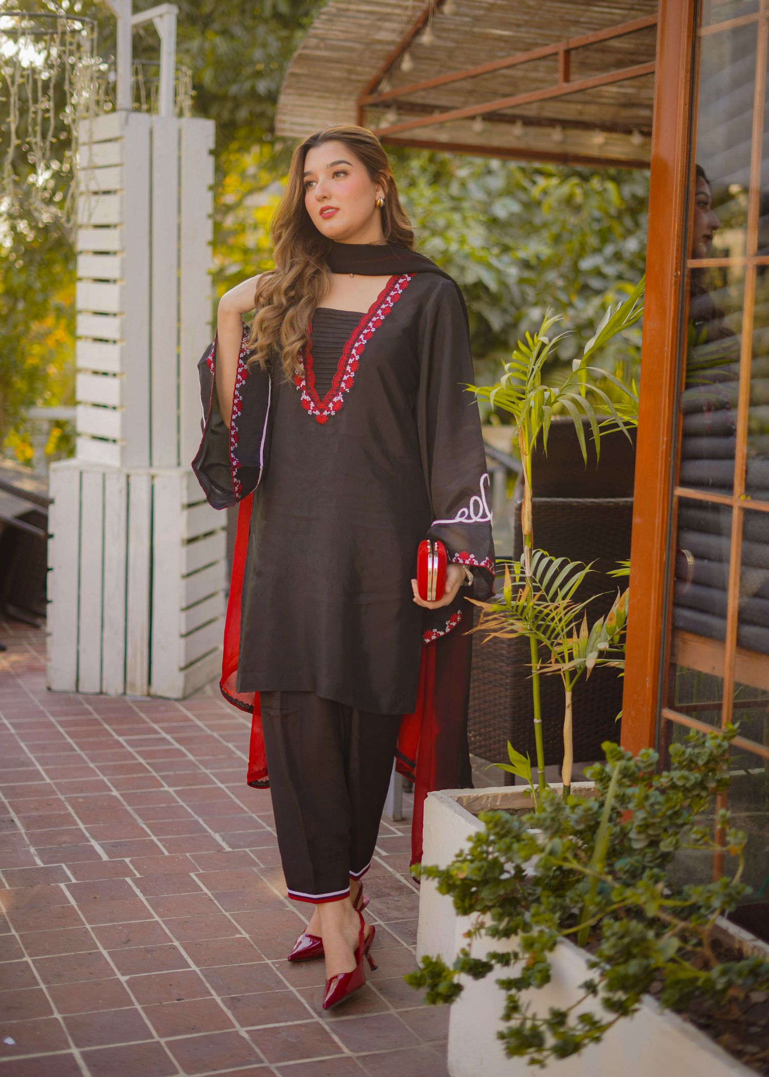 Fozia Khalid Noir Women 3pcs