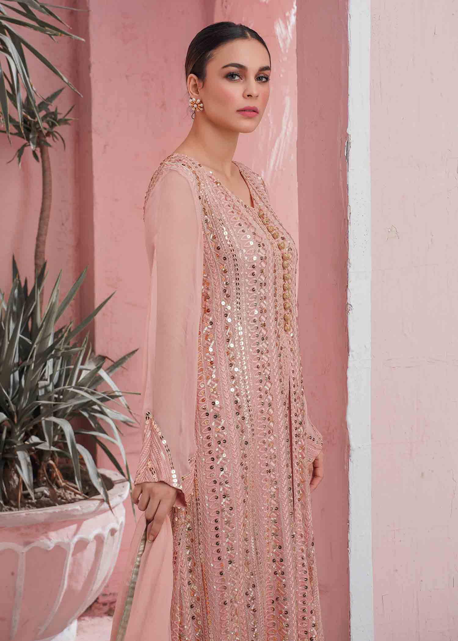 Rang-e-Haya Ufaq / Light Peach Women 4pcs