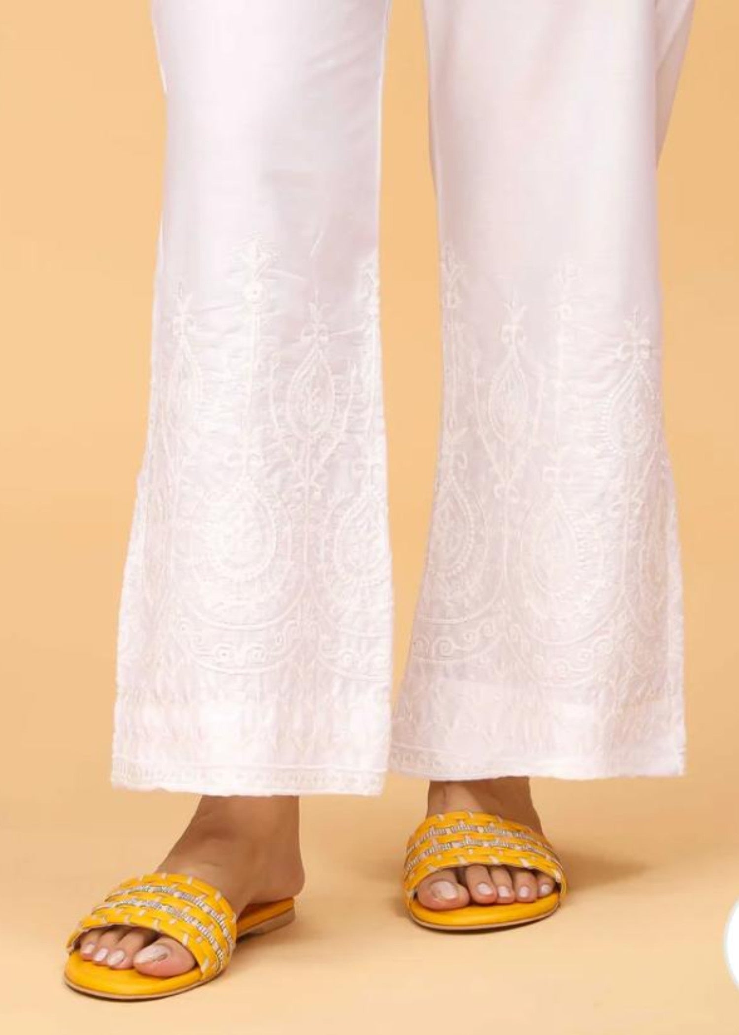 Rangeenz Embroidered Bell Trouser B R I E,W Women 1pcs